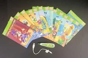 Leap Frog TAG Reading System ~ Learn to Read LOT of PEN and 14 BOOKS - Picture 1 of 21