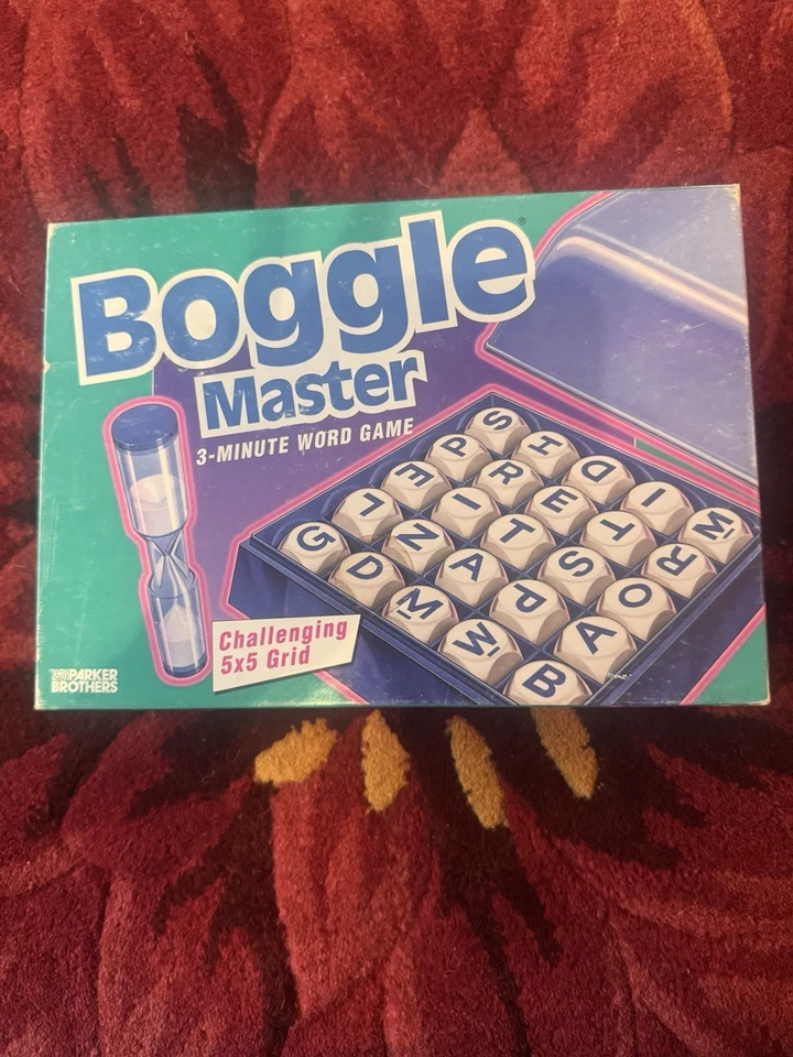 Boggle Master Large Grid Game 5x5, Vintage 1993 Edition Complete!  - Image 1 of 4