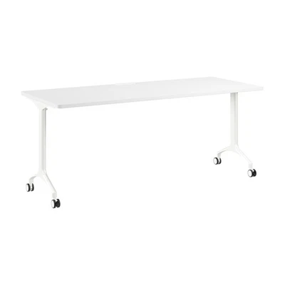 Synergy 72-inch Rectangle Modular Conference Table in White - Engineered Wood - Image 1 of 4