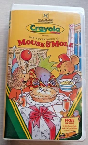 Crayola Presents the Adventures of Mouse and Mole VHS - With Clean Booklet - Foto 1 di 12