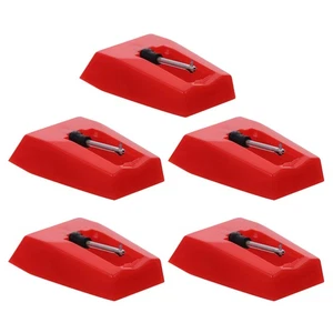 5 Stück Kunststoff Aluminium Plattenspieler Nadeln Universal Plattenspieler Ersatz - Bild 1 von 12