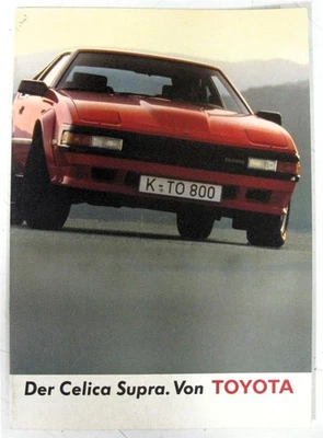 TOYOTA Celica Supra Car Sales Brochure 1984 #TP31.A/W/150/1.84/hb German text - Image 1 of 4