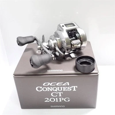 【Top Mint】SHIMANO 25 Ocea Conquest CT201PG Left Baitcasting Reel From Japan #584 - Image 1 of 4
