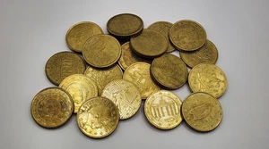 Lot of (20) 1999-2009 Circulated Eurozone 50 Euro Cents Coins - Picture 1 of 1