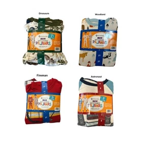 Member's Mark Boy's 4-Piece Long Sleeve & Pant Favorite Pajama Sets - Picture 1 of 8