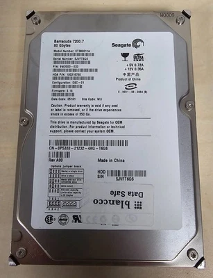 Seagate ST380011A 80Gb 7200.7 HDD - Image 1 of 3