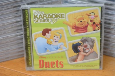 Disney Karaoke Series Duets CD+G 16 Tracks Lyric Book CD Pixar Pooh Cinderella - Image 1 of 2