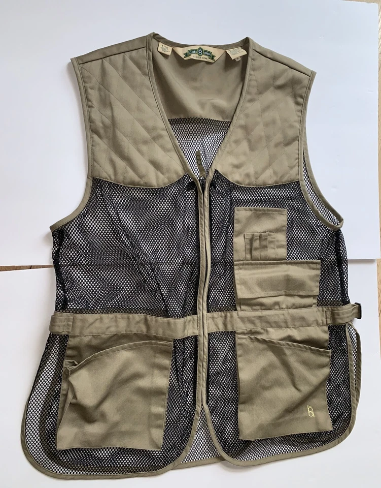 Bob Allen Vest Mens L/XL Canvas Mesh Quilted Hunting Shooting - Image 1 of 4