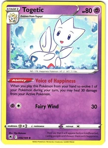 Togetic 56/189 Pokemon SWSH: Astral Radiance - Picture 1 of 3