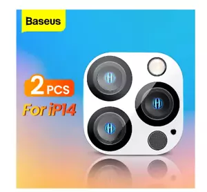 2Pcs Baseus Camera Lens Protector For iPhone14 Pro Max Tempered Glass Full Cover - Picture 1 of 16