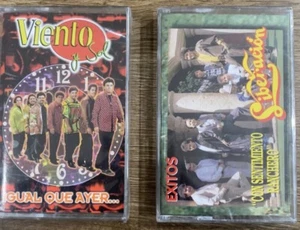 Liberación Con Sentimiento Ranchero Y Viento Y Sol 2 cassettes Nuevos Sellados - Picture 1 of 2