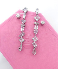 100 Authentic SWAROVSKI Sparkle White Crystals Mesmera Earrings 5661687