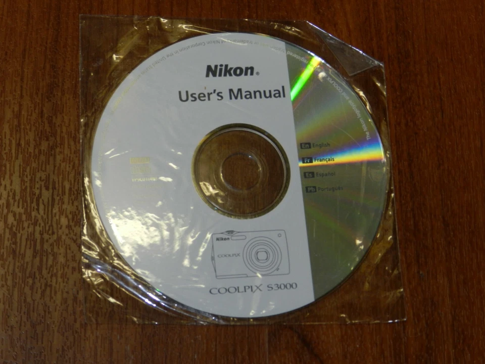 New Nikon OEM Genuine CD with User's Guide Instructions Manual for Coolpix S3000 - Image 1 of 1