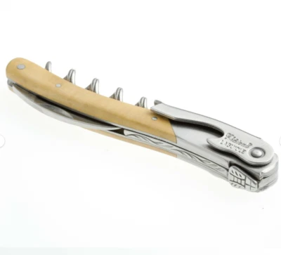 Chateau Laguiole 不锈钢侍酒师开瓶器 带 Boxwood 手柄 — 第 1/2 张图片