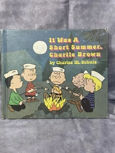 It Was a Short Summer Charlie Brown Charles Schulz Hardcover 1970 1st printing - Imagen 1 de 3