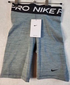 Nike Shorts Womens Size XS Gray Polyester Elastic Waist Logo Flat Front Pull On - Picture 1 of 7