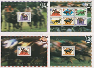 New Zealand 1996 Racehorses 4v M/S - MNH MUH - Picture 1 of 1