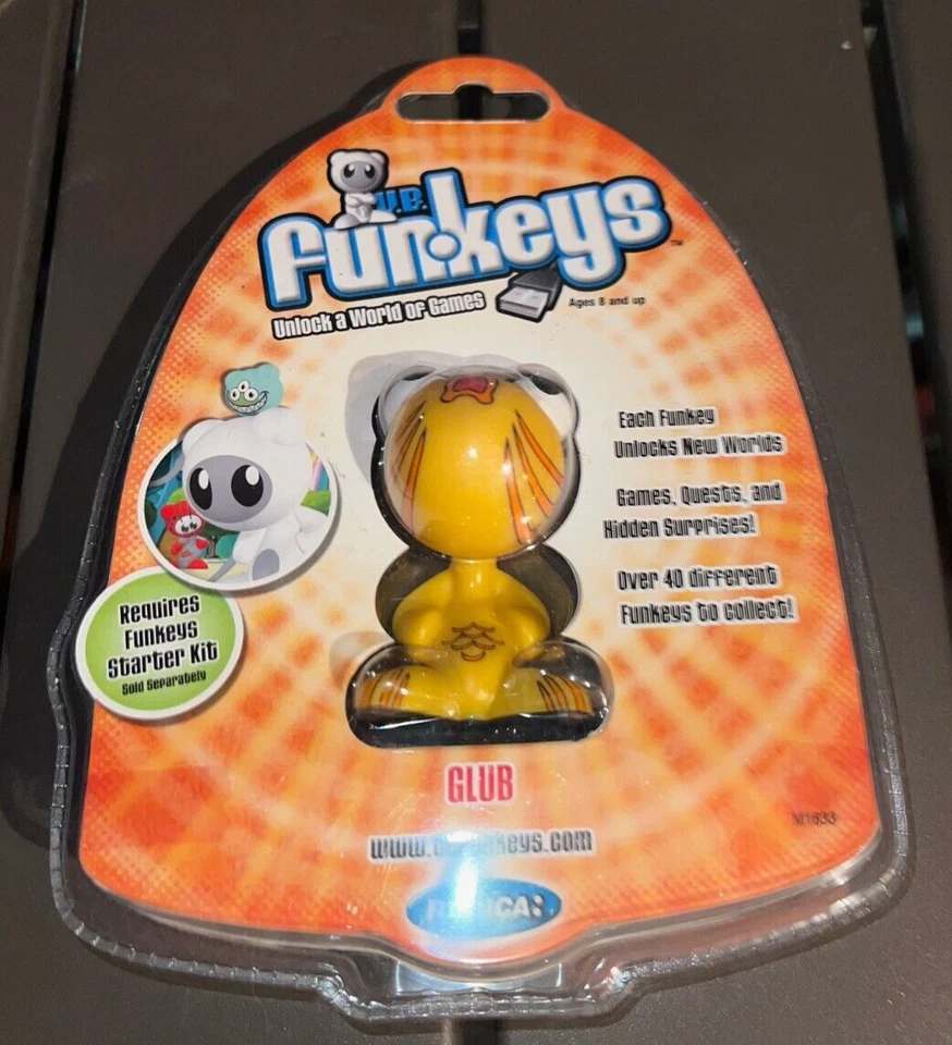 RADICA UB FUNKEYS GOLD GLUB FIGURE - NEW & UNOPENED - Image 1 of 1