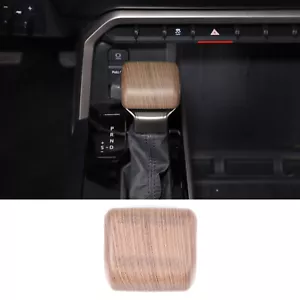 ABS Pear Wood Car Gear Shifter Cover Trim Kit For Toyota Tundra/Sequoia 2022-23 - Imagen 1 de 11