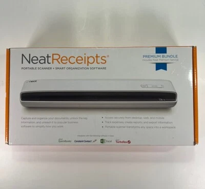 Neat Receipts Mobile Scanner & Digital Filing System PC Mac NM-1000: No Manual - Image 1 of 4