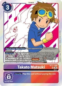 Takato Matsuki Foil - BT21-089 - NM - Digimon TCG - Picture 1 of 1