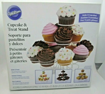 Wilton Cupcake and Treat Stand Holds 13 Cupcakes New - Image 1 of 4