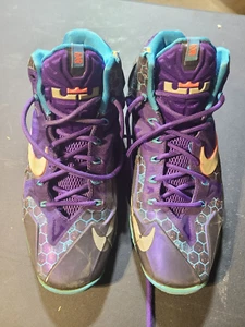 Size 9.5 - Nike LeBron 11 Hornets - Picture 1 of 9