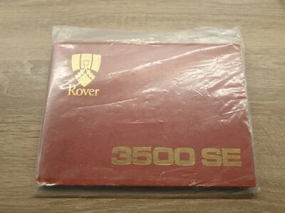 Rover SD1 V8 3500 SE 1981 originale proprietario manuale hardback originale OEM - Immagine 1 di 2