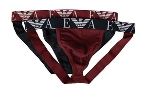 Jockstrap EMPORIO ARMANI jockstrap pack 2 pieces men's briefs elastic at sight u - Bild 1 von 13