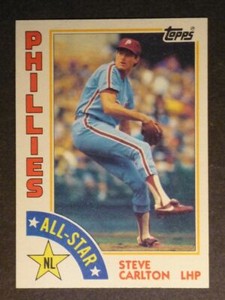 1984 Topps All Star Steve Carlton #395 Phillies NM/MT OR BETTER 003