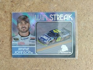 2009 Press Pass Premium Win Streak Jimmie Johnson Card #WS 1/15
