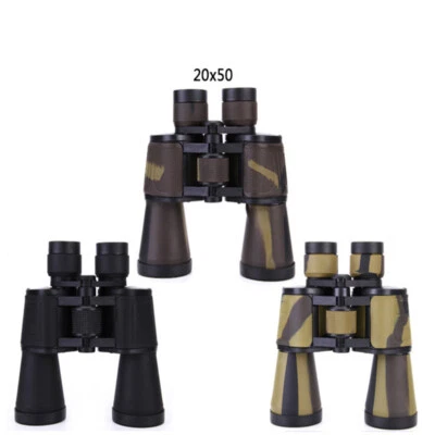 20X50 Zoom Wide Angle Camo Binoculars Hunting Camping Telescope Outdoor Hiking - Image 1 of 4