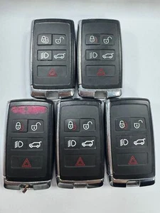 5 X GENUINE LAND ROVER 5 BUTTON REMOTE SMART KEY FOB TESTED JOBLOT PS FOB JK52 - Picture 1 of 2