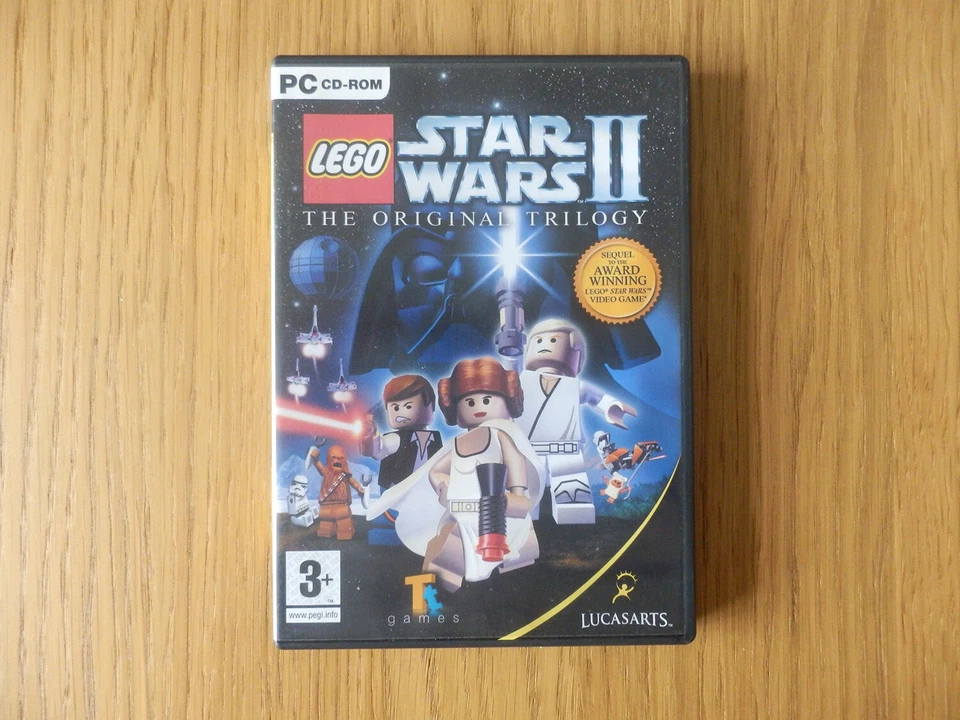 Lego Star Wars II: оригинальной трилогии Pc Cd-отличный codition, включает в себя ручной - Изображение 1 из 1