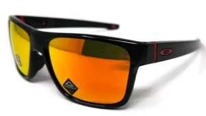 Oakley Crossrange Asian Fit Sunglasses OO9371-1557 Black/ Ruby Prizm Lenses - Picture 1 of 7