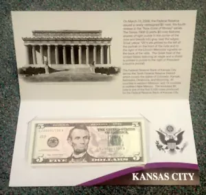 2006 $5 FRN LOW SERIAL #173O CANSAS CITY (2890) - Picture 1 of 3