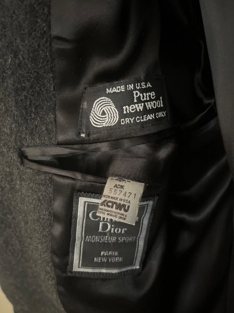 Christian Dior MONSIEUR◇コート/S/ウール/GRY Christian Dior