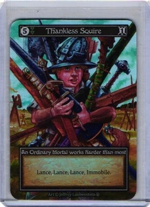 Thankless Squire Ordinary FOIL - Sorcery Contested Realm - Arthurian Legends - Picture 1 of 2