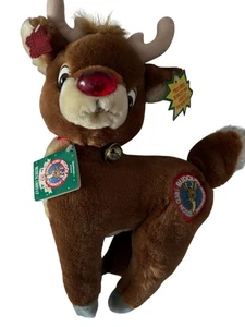 Animated Rudolph Reindeer Plush Stuffed Christmas VIDEO - Picture 1 of 5