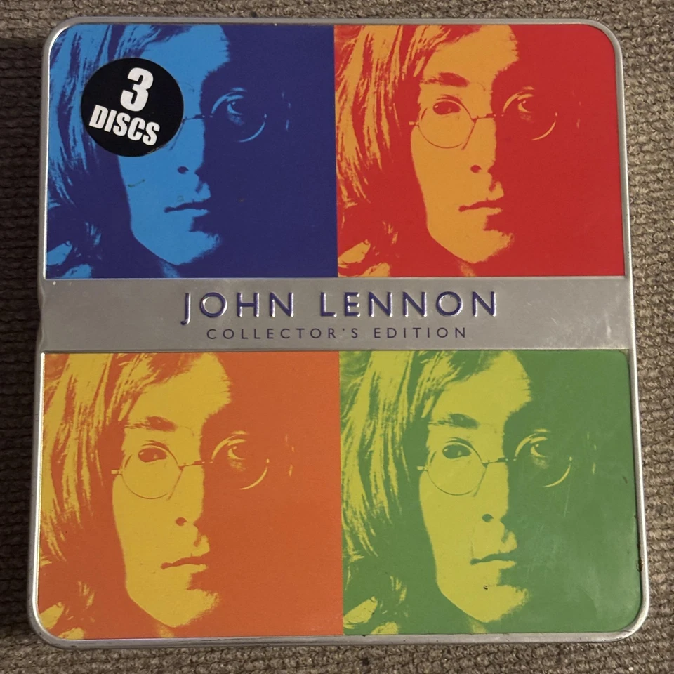 John Lennon Collector's Edition 3 CD Tin Box Set Rock EMI 2008 UPC 628286813721 Foto 1 de 3
