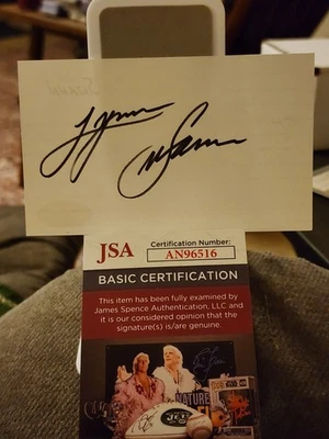 Lynn Swann Signed Autograph Auto Index Card HOF Steelers JSA COA *SHARP* 🔥 - Image 1 of 2
