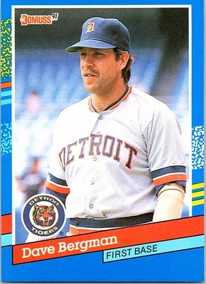 Dave Bergman 1991 Donruss #342 Detroit Tigers - Image 1 of 2