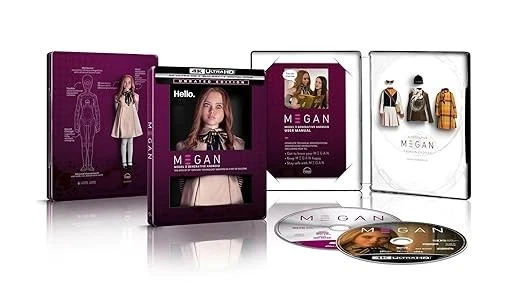 M3GAN / Megan Steelbook 4K Ultra HD + Blu Ray + Dig ***BRAND NEW MINT*** - Image 1 of 1