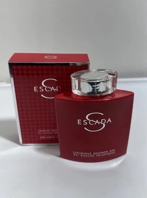 Gel de banho feminino Escada S by Escada 6,7 oz luxuoso novo na caixa - Imagem 1 de 4