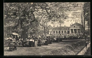 Ansichtskarte Hannover, Gartenwirtschaft im Tiergarten 1907 - Picture 1 of 2