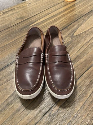 COLE HAAN Pinch Weekender Roadtrip Mens 10M Loafers Brown Leather Shoes C24009 - Image 1 of 4