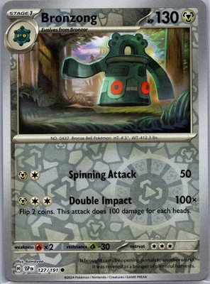 Bronzong, SV08: Surging Sparks, 127/191, Common - Image 1 of 2