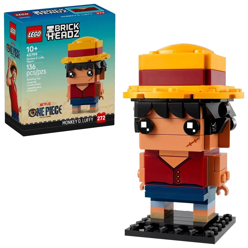 40799 MONKEY D. LUFFY One Piece Brick Headz NUEVO lego legos set brickheadz #272 Foto 1 de 1