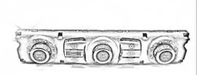 HEATER CLIMATE TEMPERATURE CONTROL 2012 MERCEDES-BENZ C300 - Image 1 of 4
