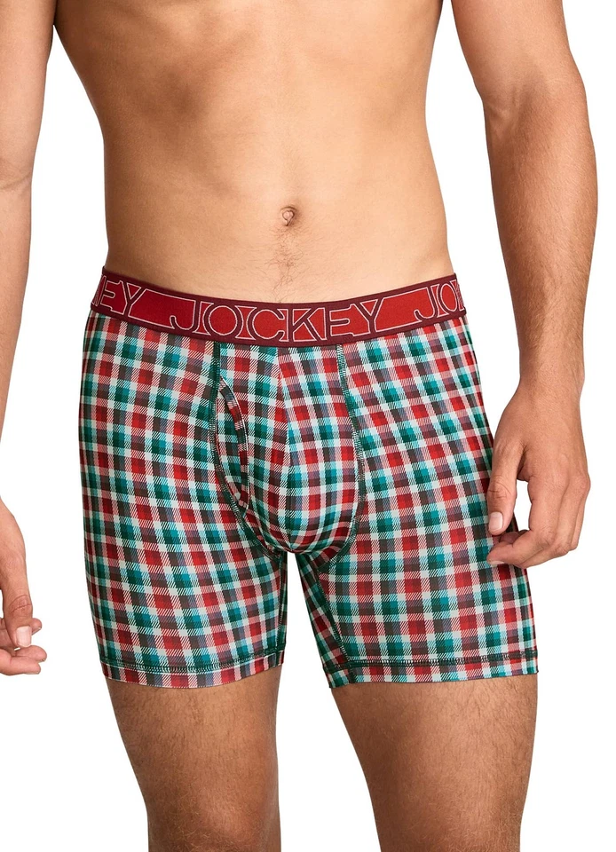 Calzoncillo boxer Jockey de microfibra activa de 5" para hombre Foto 1 de 1